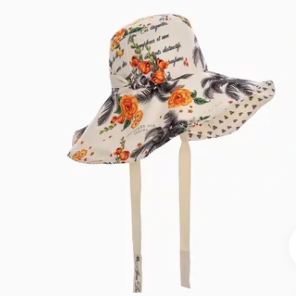 Agua Bendita Elektra Ete Floppy Hat, NWT